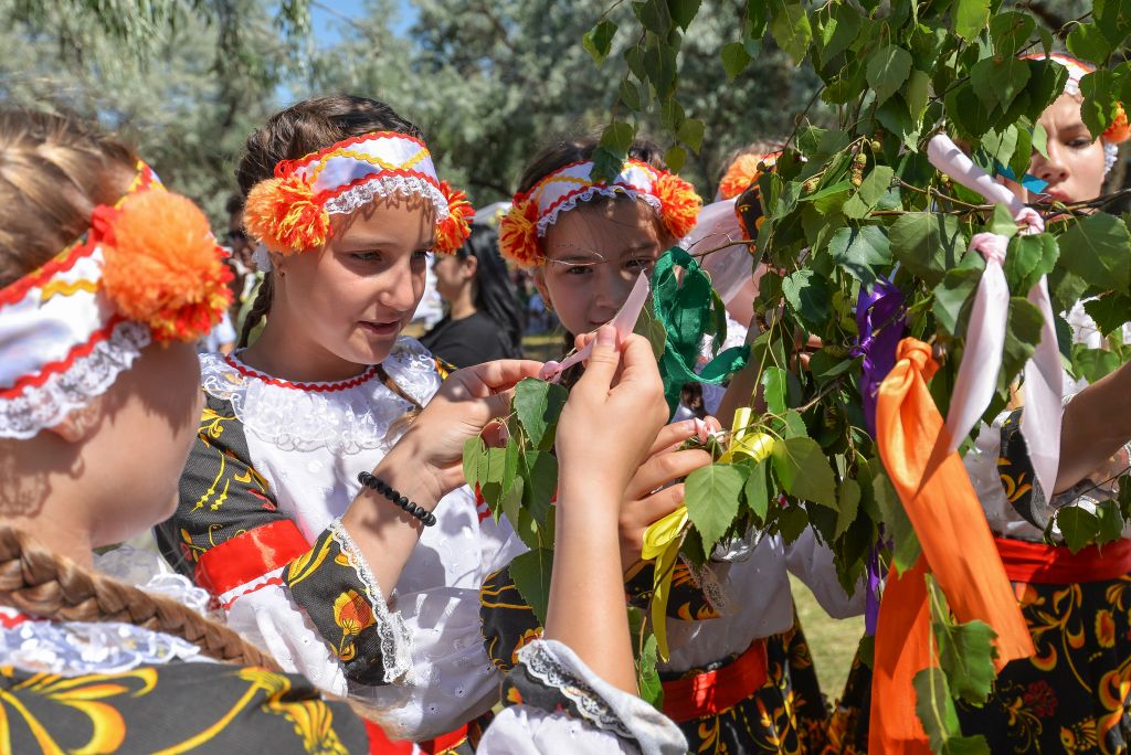В селе Бахтемир прошли «Зеленые святки»